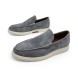 Мужские лоферы Hugo Boss Loafers Suede Light Grey
