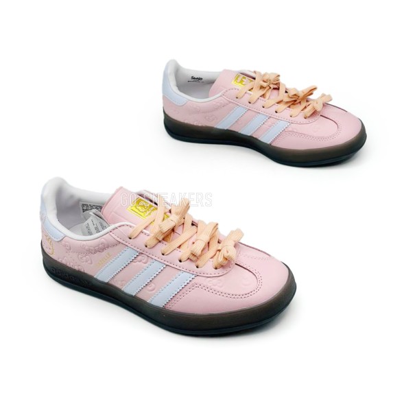 Женские кеды Hello Kitty x Adidas Gazelle Indoor Pink