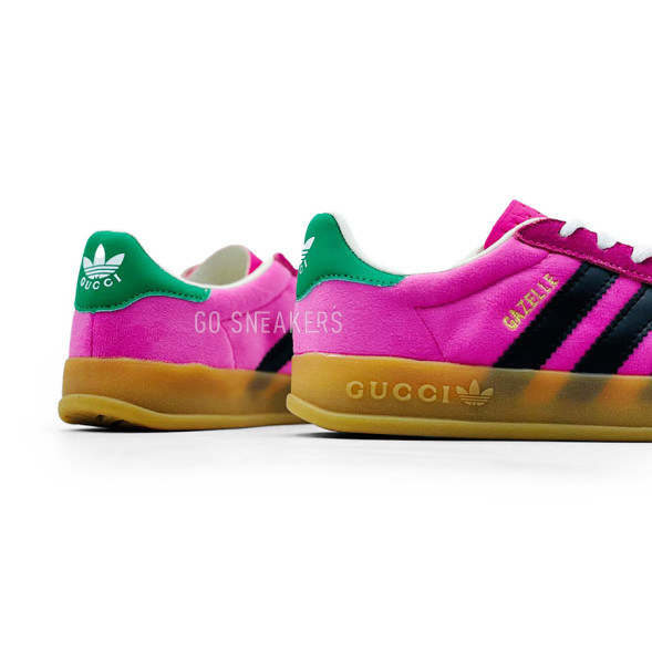 Унисекс кроссовки Adidas Gazelle X Gucci Pink