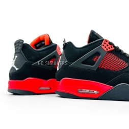 Nike Air Jordan 4 Retro Man Suede Fire Red
