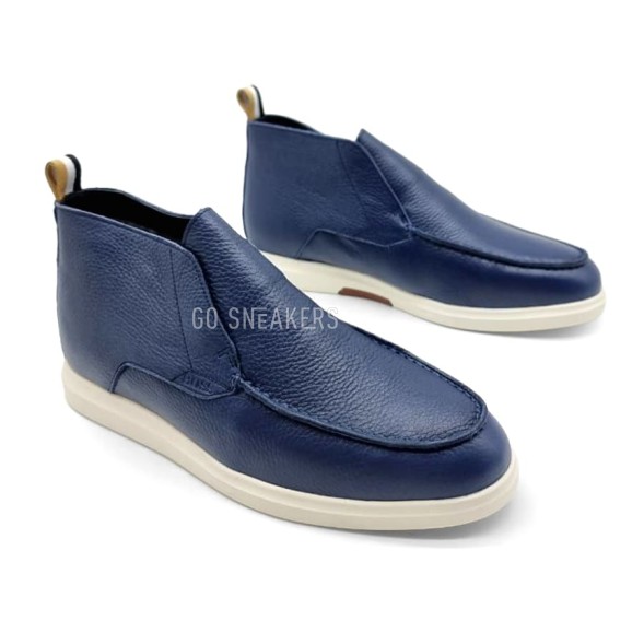 Мужские зимние ботинки Boss Winter Leather Navy