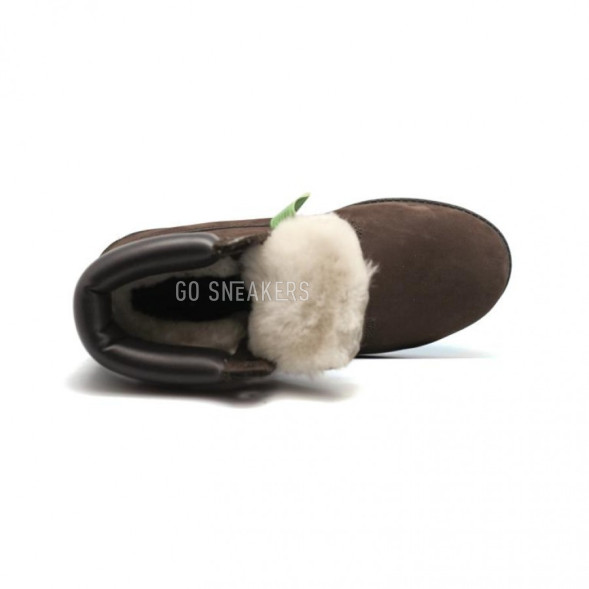 Женские ботинки с мехом Timberland Brown