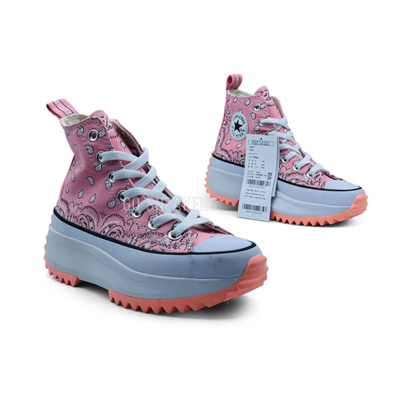 Женские кеды Converse Run Star Hike Hi Pink