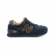 Женские кроссовки New Balance 574 Navy Gold