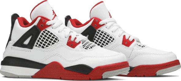 Унисекс кроссовки Nike Air Jordan 4 Retro OG PS &amp;#039;Fire Red&amp;#039; 2020
