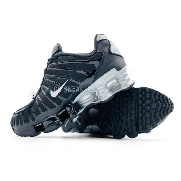 Унисекс кроссовки Nike Shox Black Silver