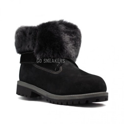 Женские ботинки с мехом Timberland Teddy Albina Black