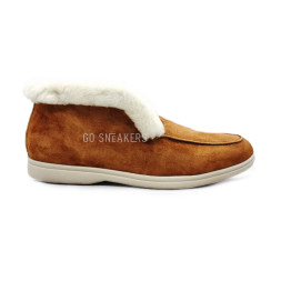 Loro Piana Low Winter Brown Suede