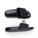Мужские шлепанцы Balenciaga Slipers Man Black Monogram