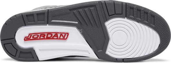 Унисекс кроссовки Nike Air Jordan 3 Retro &amp;#039;Cool Grey&amp;#039; 2021