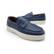 Loro Piana Moccasins Leather Navy