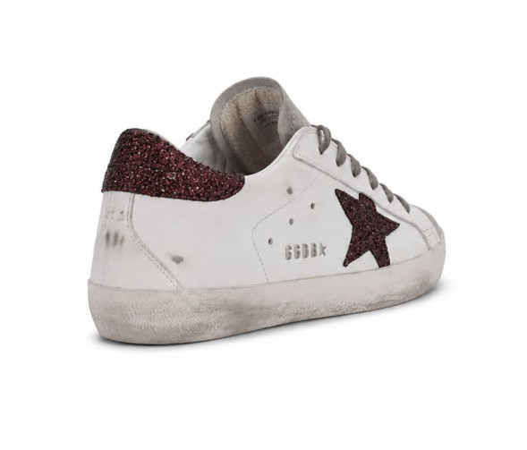 Женские кеды Golden Goose Super-Star White Leather Grey Suede