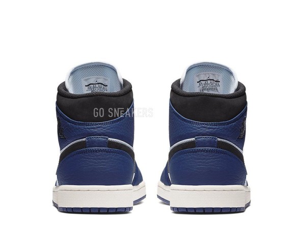Унисекс кроссовки Nike Air Jordan 1 Mid Deep Royal Blue Black