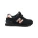 Женские кроссовки New Balance 574 Gold-Rose Black