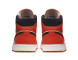 Унисекс кроссовки Nike Air Jordan 1 Mid Team Orange Black
