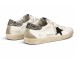 Женские кеды Golden Goose Super-Star Croco-Print Star