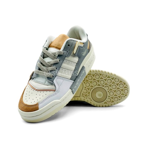 Унисекс кроссовки Adidas Forum Low Grey White