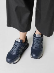 Premiata 483 Suede/Leather Black/Grey