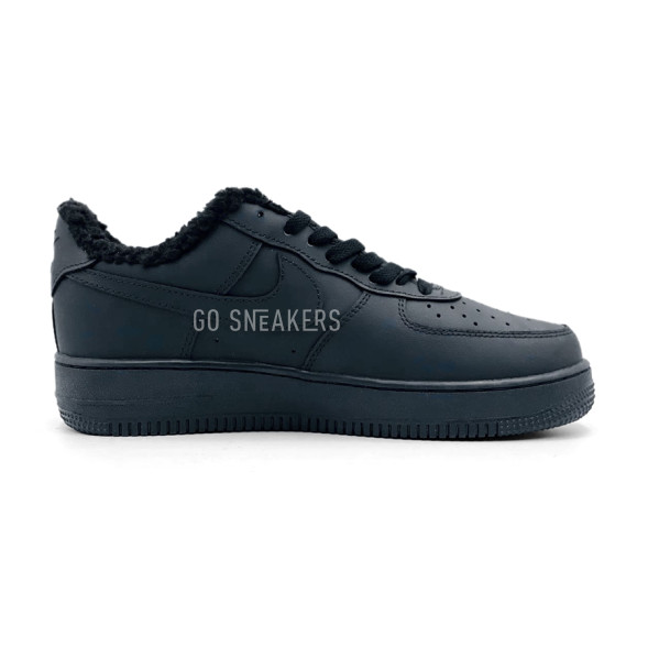 Унисекс зимние кроссовки Nike Air Force 1 Full Black Winter