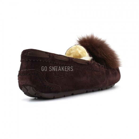 Женские мокасины Dakota Pom-Pom Chocolate
