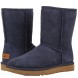 Женские непромокаемые короткие угги Classic Short Navy II