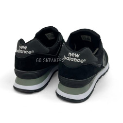 New Balance 574 Man Suede Black