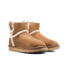 Женские мини угги Mini Spill Seam Chestnut