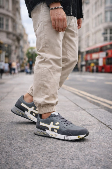 Унисекс кроссовки Premiata 483 Suede/Leather Grey