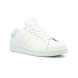 Женские кроссовки Adidas Stan Smith Leather White Blue