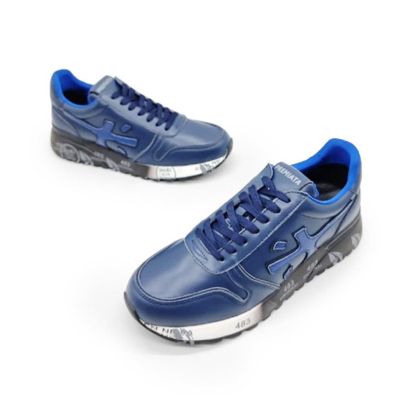 Унисекс кроссовки Premiata 483 Leather Full Navy