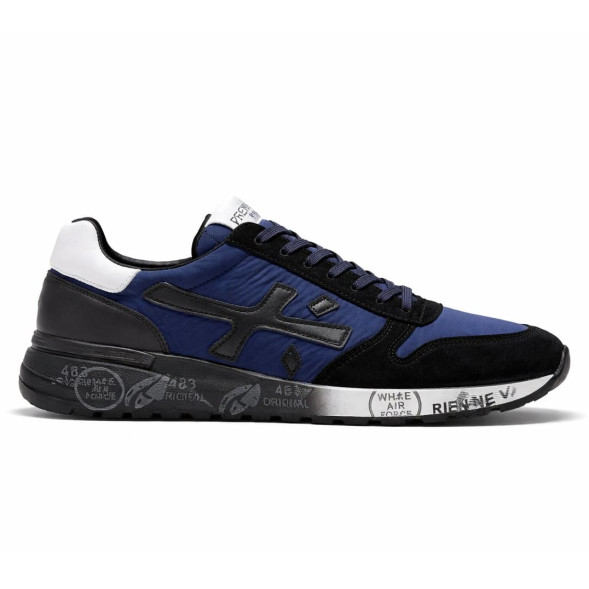 Мужские кроссовки Premiata Mick Suede/Textile Black/Navy 