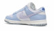 Женские кроссовки Nike Dunk Low Blue Airbush