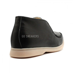 Loro Piana Open Walk Black Leather
