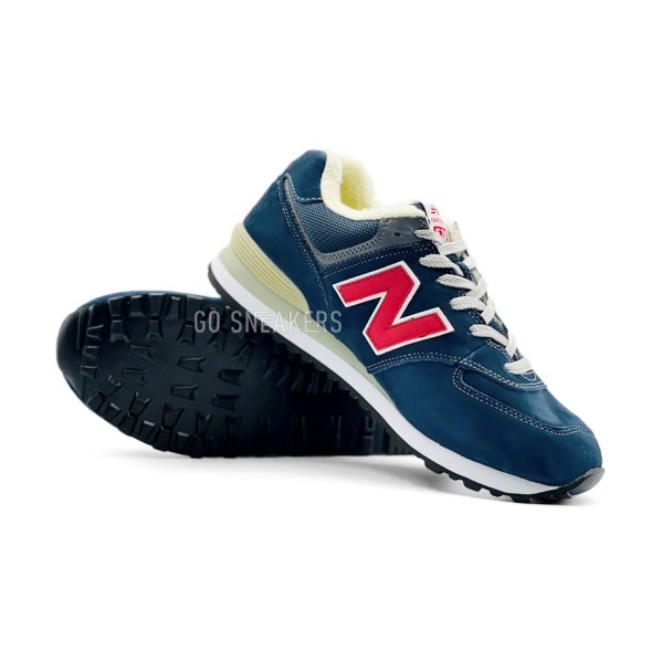 Унисекс кроссовки New Balance 574 Blue Pink White