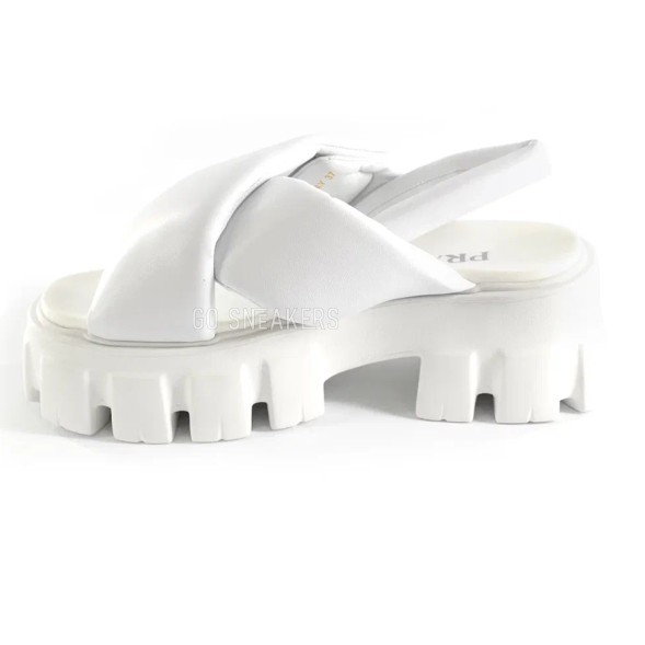 Женские босоножки Prada Sandals Leather White