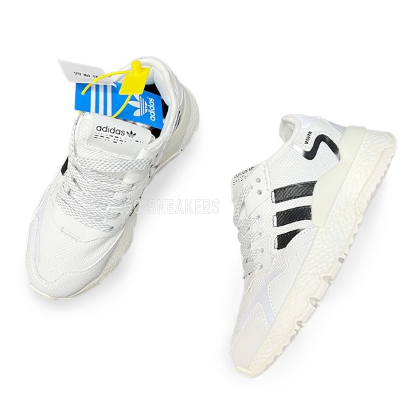 Женские кроссовки Adidas Nite Jogger White/Black