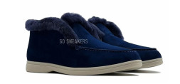 Loro Piana Open Walk Grey Blue