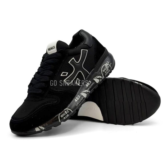 Мужские кроссовки Premiata 483 Suede Black