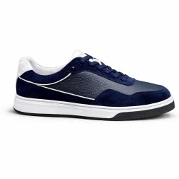Brunello Cucinelli Leather/Suede Navy