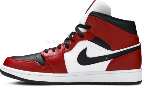 Унисекс кроссовки Nike Air Jordan 1 Mid &amp;#039;Chicago Black Toe&amp;#039;
