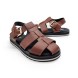 Мужские сандалии Dior Sandals Leather Chocolate