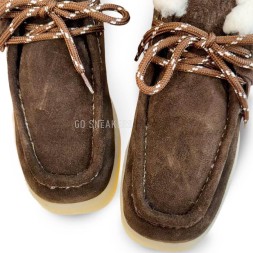 Miu-Miu Chukka Platform Chocolate