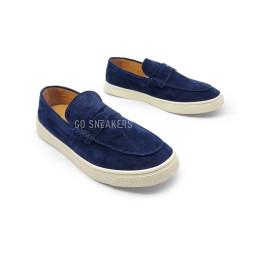 Brunello Cucinelli Suede Navy