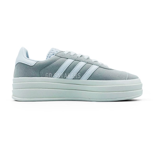 Унисекс кроссовки Adidas Gazelle Suede Platform Grey