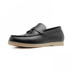 Loro Piana Summer Charms Walk Leather - Black